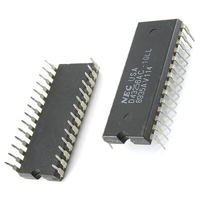 [2pcs] UPD43256AC-10LL SRAM 256kBit 100ns DIP28