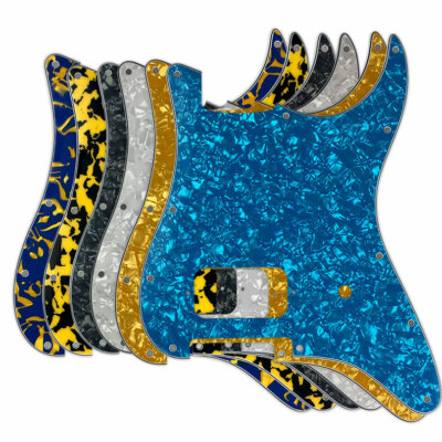 For US Tom Delonge Stratocaster Guitar pickguard bridge Humbucker,Blue Pearl