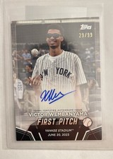 2024 Topps Series 2 Victor Wembanyama #FPA-VW 🔥AUTO/99 SSP🔥 Yankees Spurs 