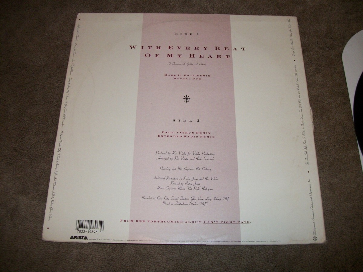 TAYLOR DAYNE With Every Beat Of My Heart 12