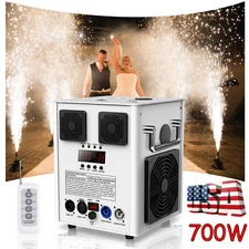 700W Large Cold Spark Machine DMX Stage Firework Machine 6.6-9.8ft Party +Remote