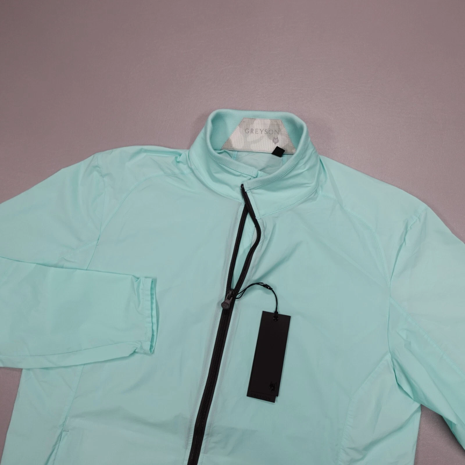 Greyson Golf Men's Trailwolf Lightweight Rain Jacket Skystone MFA22068 Full Zip
Opens in a new windo