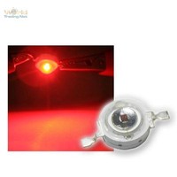 5 X Highpower Led 1W Rot, 1 W Rote High Power Smd Leds, 1 Watt 350Ma Red Rojo