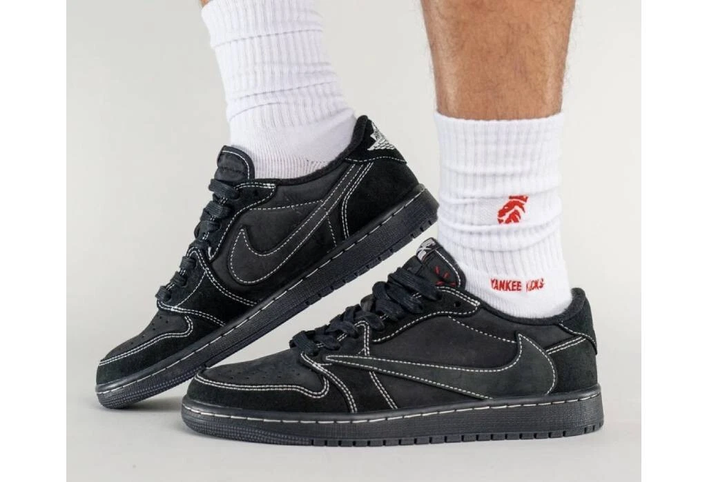 Travis Scott x Air Jordan 1 Low OG SP 'Black Phantom' DM7866-001