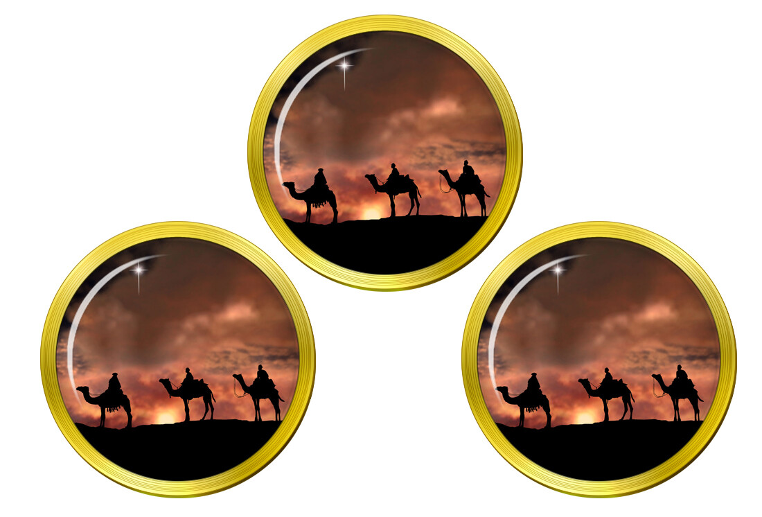 The Magi Christian Golf Ball Markers