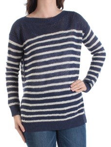 navy boatneck sweater