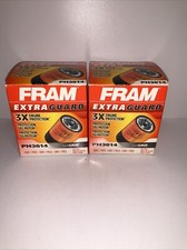 Lot Of 2 Fram Extra Guard Ph3614 10k Mile Change Interval Spin-on Oil Filter