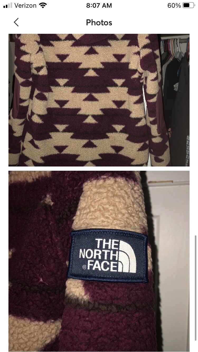 Women’s aztec Pattern North face Pullover - image 3
