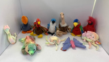 Set of 11 pc RARE  RETIRED TY BEANIE BABY MEL PLUSH TOYS