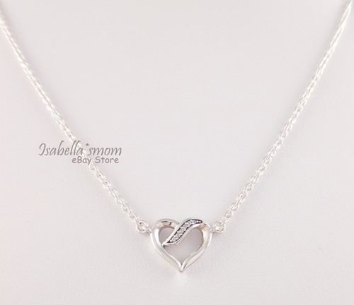 Cz VALENTINE HEART Pendant~Chain 
