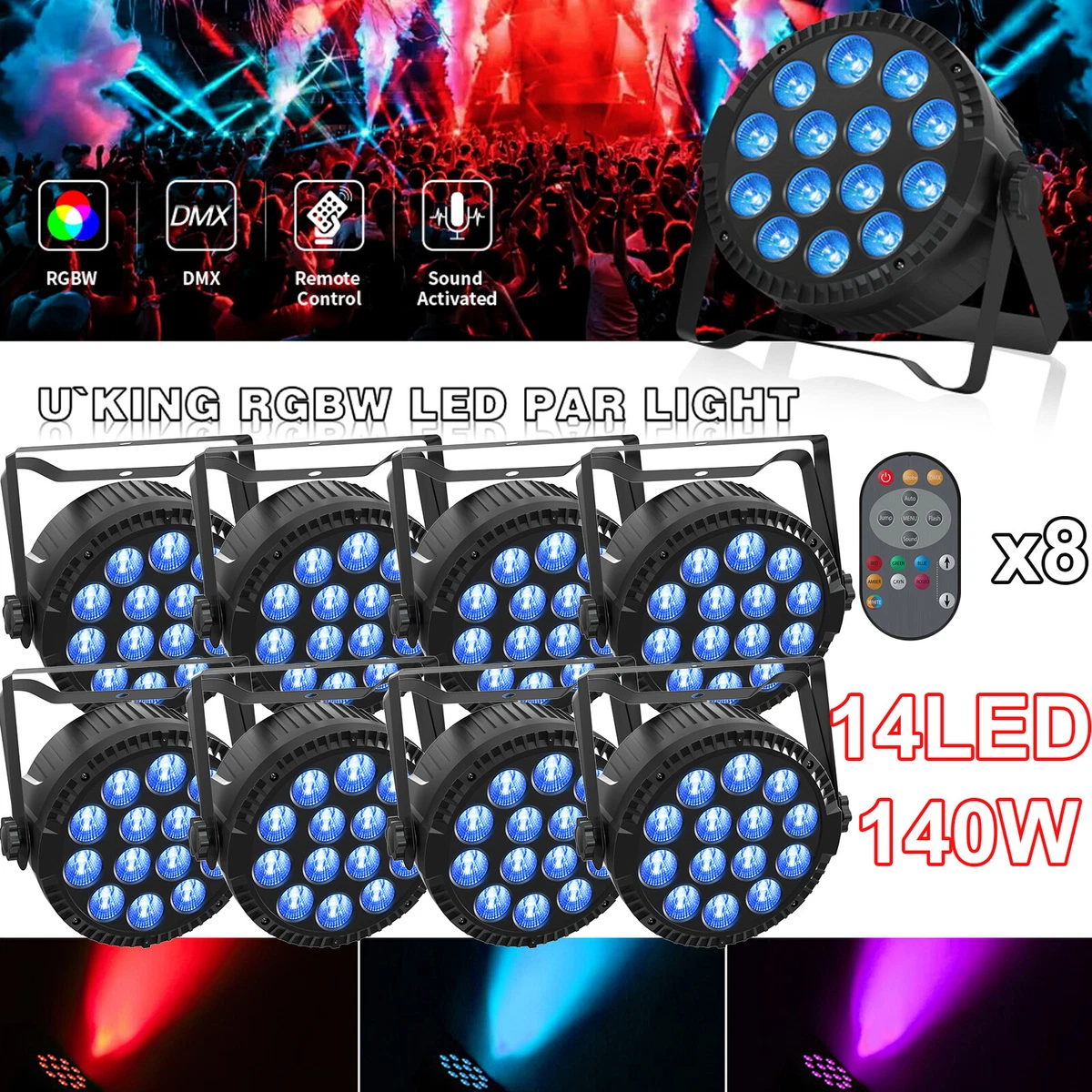 Dmx led par cans deals