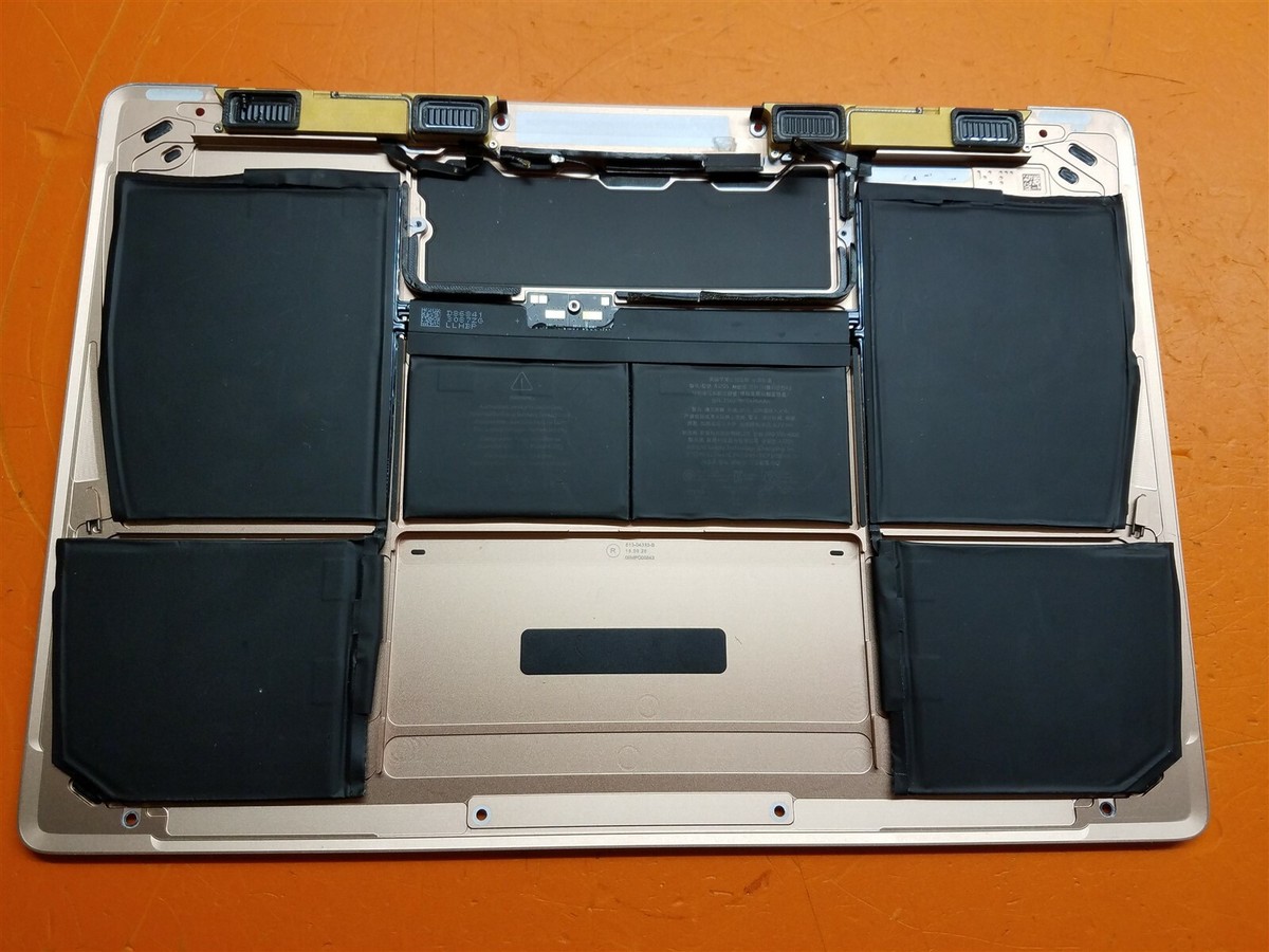 MacBook A1534 EMC 3099 Gold Bottom Base Shell Battery Speakers | eBay