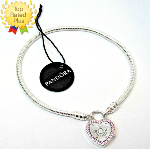Heart Padlock Bracelet #596586FPC 