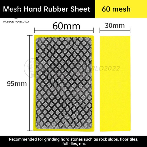 60-400 Grit Diamond Polishing Hand Pads Grinding Block For Granite Marble Glass - Picture 24 of 28
