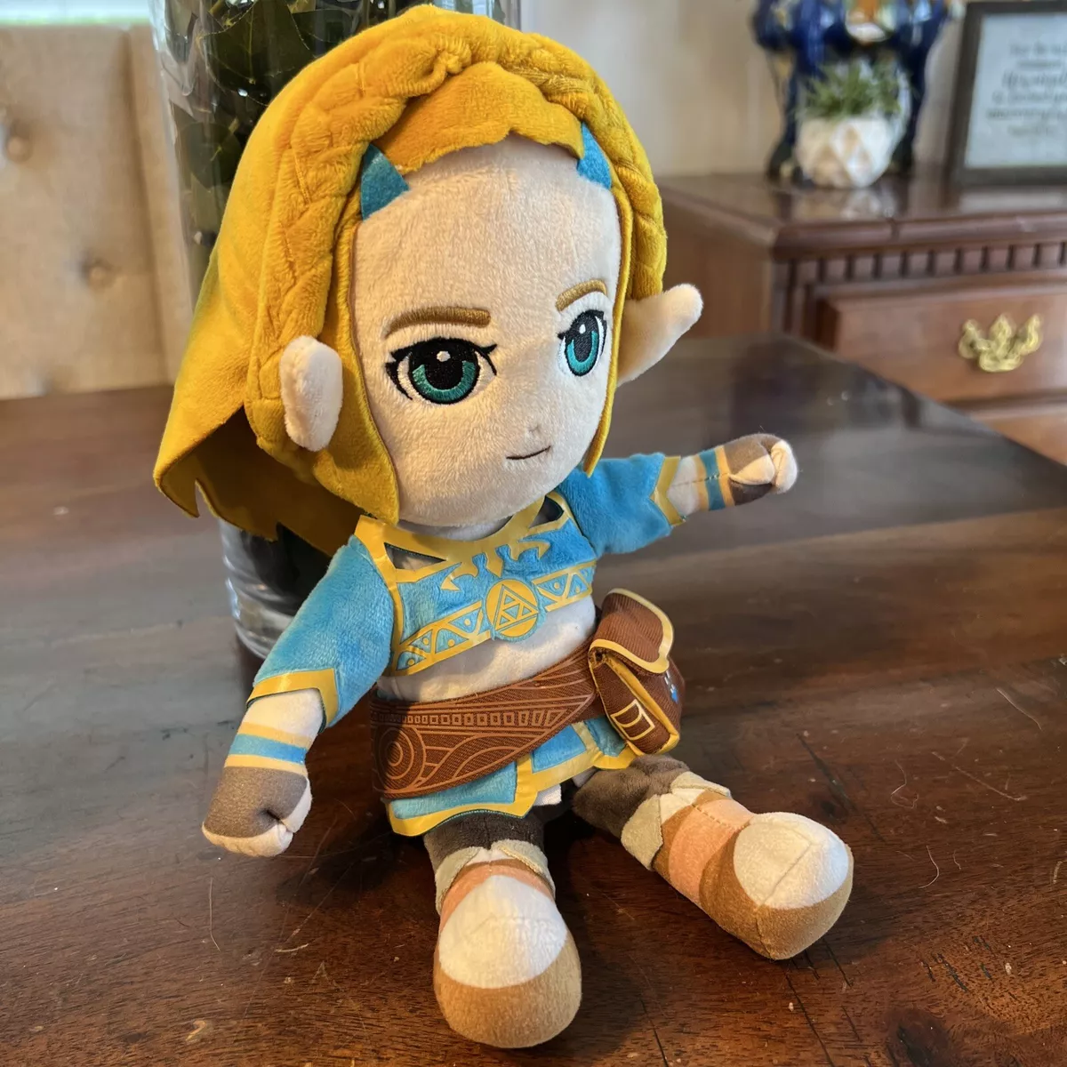 10€57 sur sanei zelda breath of the wild zelda link peluche 21cm /12 noir -  Peluche - Achat & prix