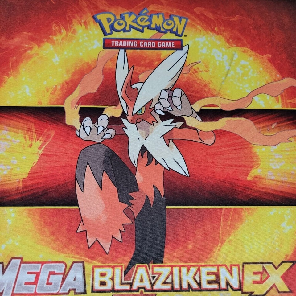Pokemon Mega Blaziken EX Tabletop Mouse Pad 23.5" x 13.5" eBay