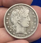 1892 Barber Half Dollar
