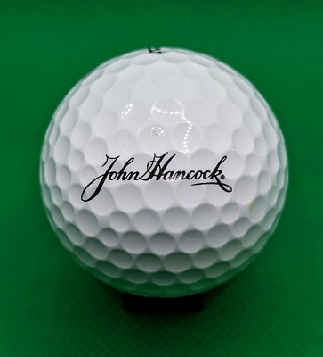 John Hancock Financial Insurance Company logo golf ball