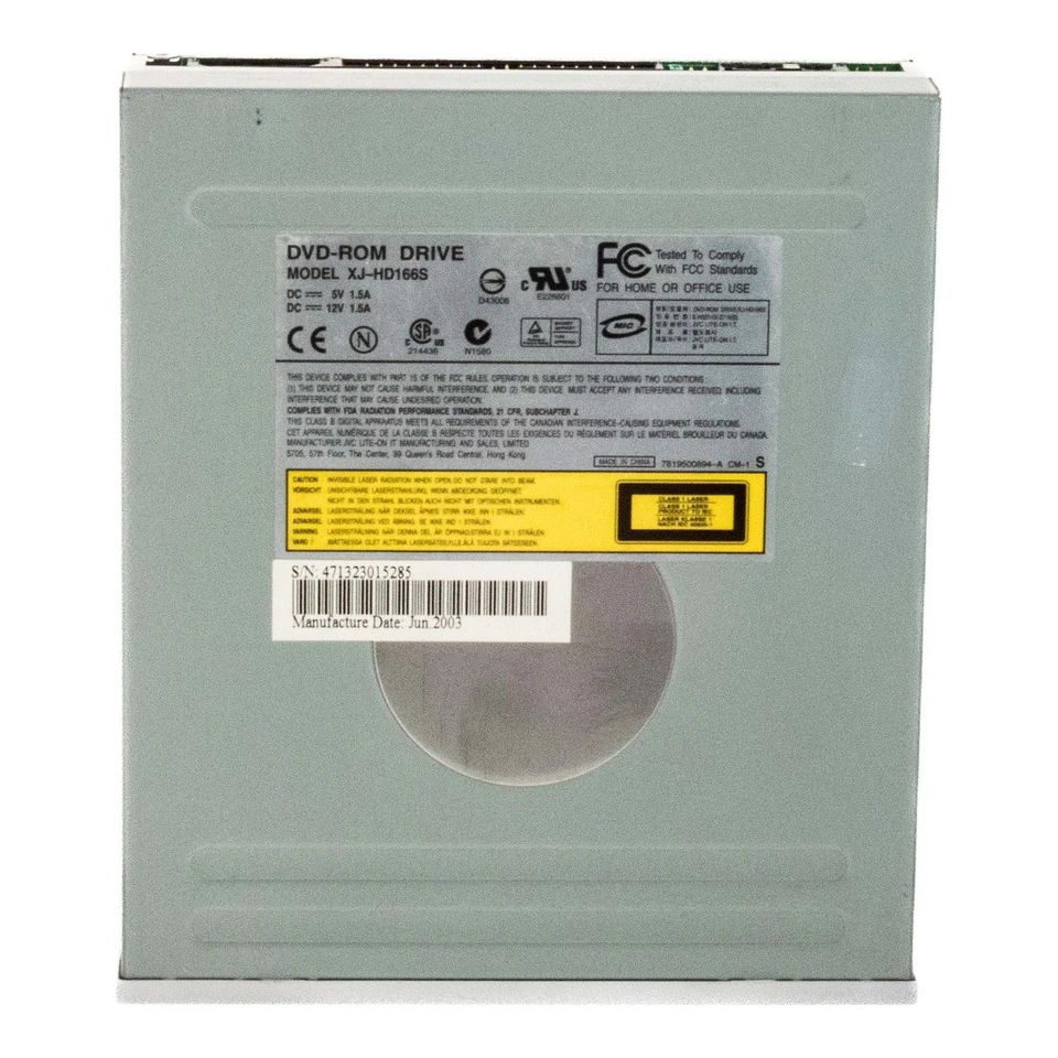 Internal Drive JVC Liteon XJ-HD166S Dvd-Rom Ide 5.25 Inches - Image 3 of 3