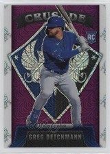 2022 Panini Chronicles Crusade Purple Mojo Prizm /99 Greg Deichmann #19 u6m