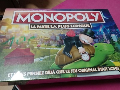 Monopoly La Partie La Plus Longue, Französisch 