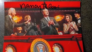 NANCY PELOSI Hand Signed Autograph 4X6 Photo / POLITICIAN SPEAKER OF THE HOUSE