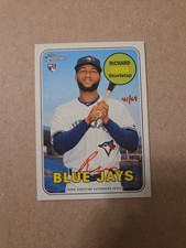 2018 Topps Heritage High Number - Real One Autographs Richard Urena #ROA-RU Red