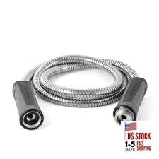  Short Garden Hose 5ft, Metal Leader Water Hose, Lightweight and Kink Free 