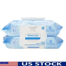 Cleansing Towelettes 100 Count Gentle Makeup Remover Natural Face Wipes New