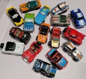 Micromachines 1989 Secret Auto Accessories Gasoline Can Playset And Car Carrier
