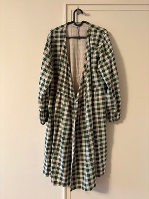 Bobo Choses Green Checkered Dress Size L