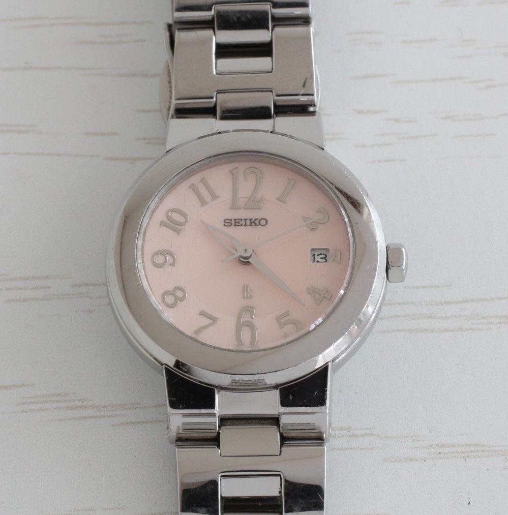 Seiko Lukia 7N82 OCNO Women's Watch with Stainless Steel Band