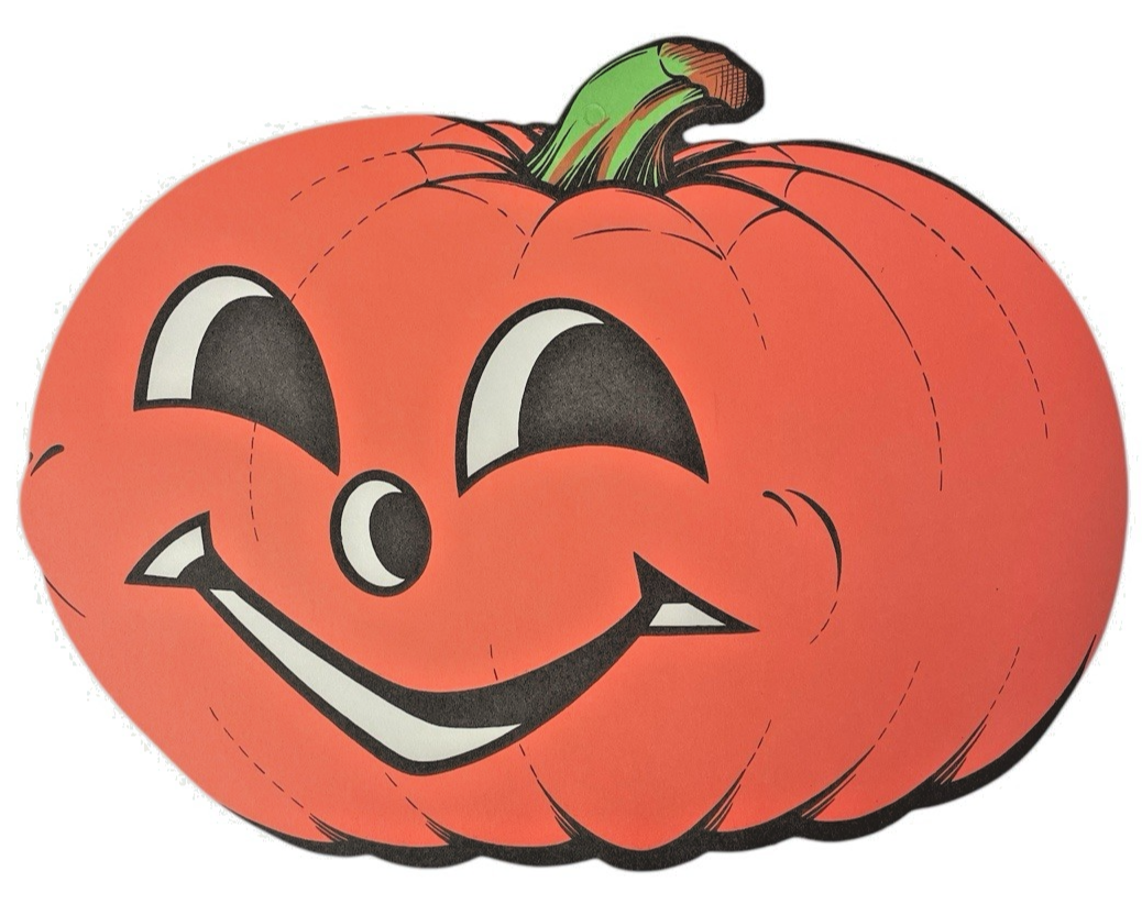 Beistle 6 Stück Retro Halloween Anstecknadel – Totenkopf-Motiv, 5,1 Cm, Orange/schwarz/weiß, Vintage Design