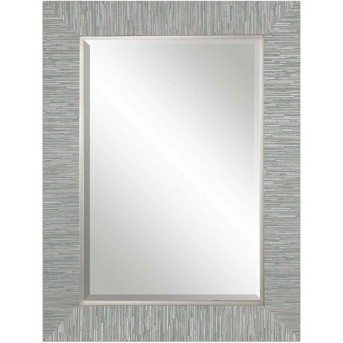 Uttermost 14551 Belaya 38 X 28 inch Gray Wood Wall Mirror - Picture 1 of 2