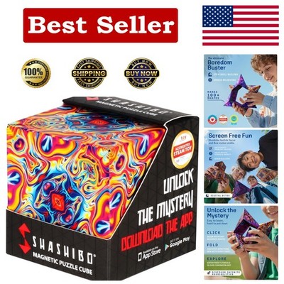 Shape Shifting Magnetic Cube - Transform into 100+ Shapes for All Ages