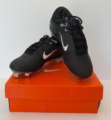 Nike W Hyperdiamond 4 Elite Softball Cleats Black White Grey US 6 CZ5917-010