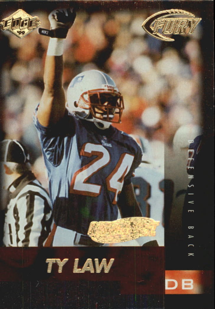 1999 Collector's Edge Fury Gold Ingot #83 Ty Law - FB