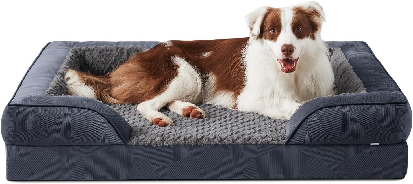 Panier chien grande taille orthopédique déhoussable JOEJOY XL