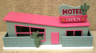 Summer Theme MCM Lighted Motel Decor Target Bullseye Playground 2024, 11"x5"x4" — photo 1