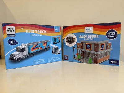 Aldi Store And Truck 212-Piece Block Building Set