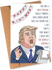 Funny Birthday Card for Women Men Humorous Gift Ideas for Him Her Great for 3...