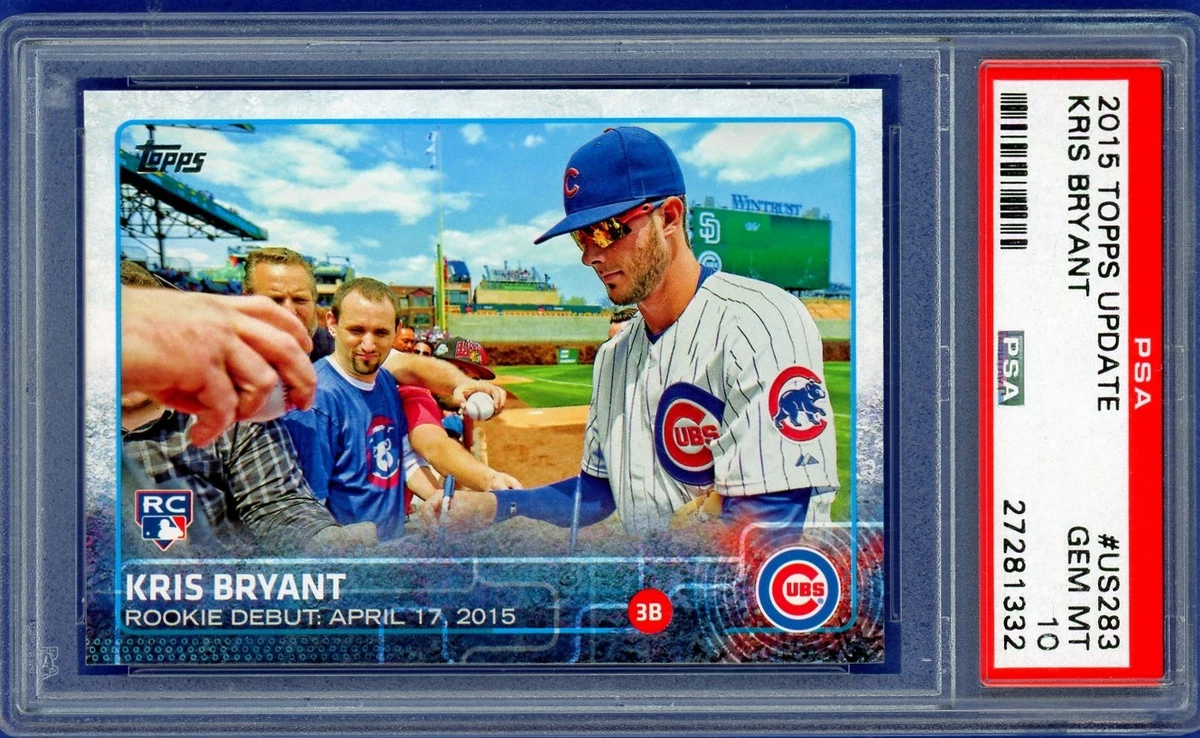 Kris Bryant 10 Graded Baseball Sports Trading Cards & Accessories