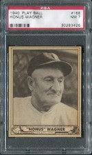 1940 Play Ball #168 Honus Wagner PSA 7 NM 30283426 