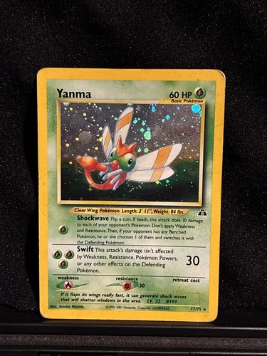 Pokémon Yanma 17/75 Neo Discovery Holo HP