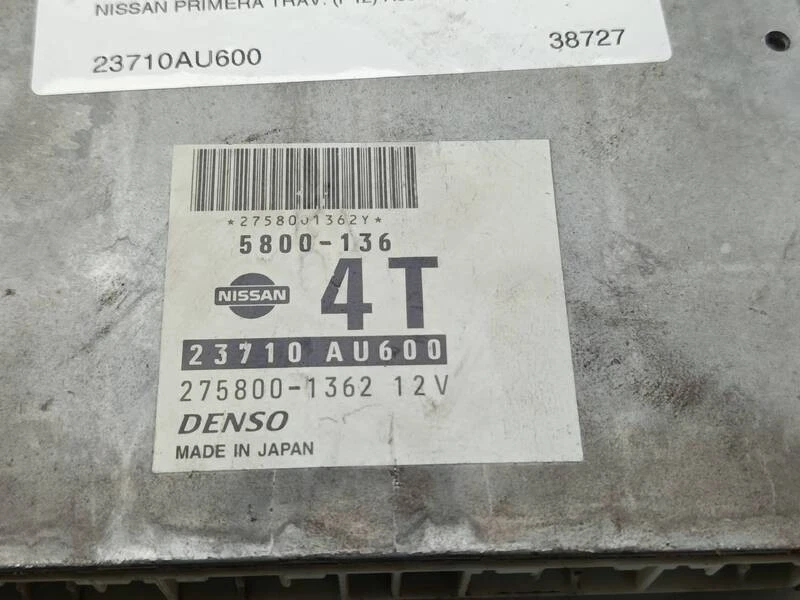 23710AU600 centralina motore per NISSAN PRIMERA TRAVELLER (P12) 9291179 - Immagine 3 di 4