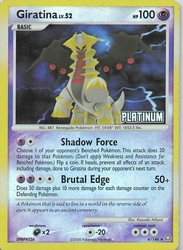 Giratina 004/146 Platinum Burger King Promo Reverse Holo