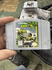 Turok: Dinosaur Hunter 1997 Nintendo 64 N64 Authentic Tested Working Free Ship