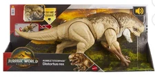 Jurassic World Rebirth Distortus Rex Drex Action Figure Rumble N’ Rampage 22" -