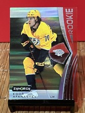 Egor Afanasyev 2023-24 UD Synergy Rookie Red #120 Nashville Predators