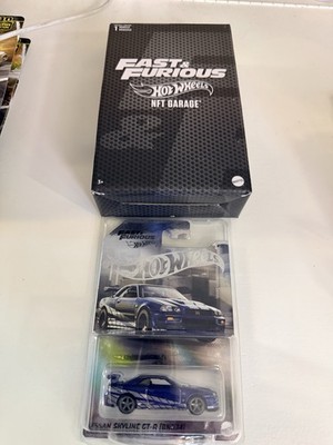 Hot Wheels NFTGarage Fast & Furious Nissan Skyline GT-R BNR34 Hard to Find